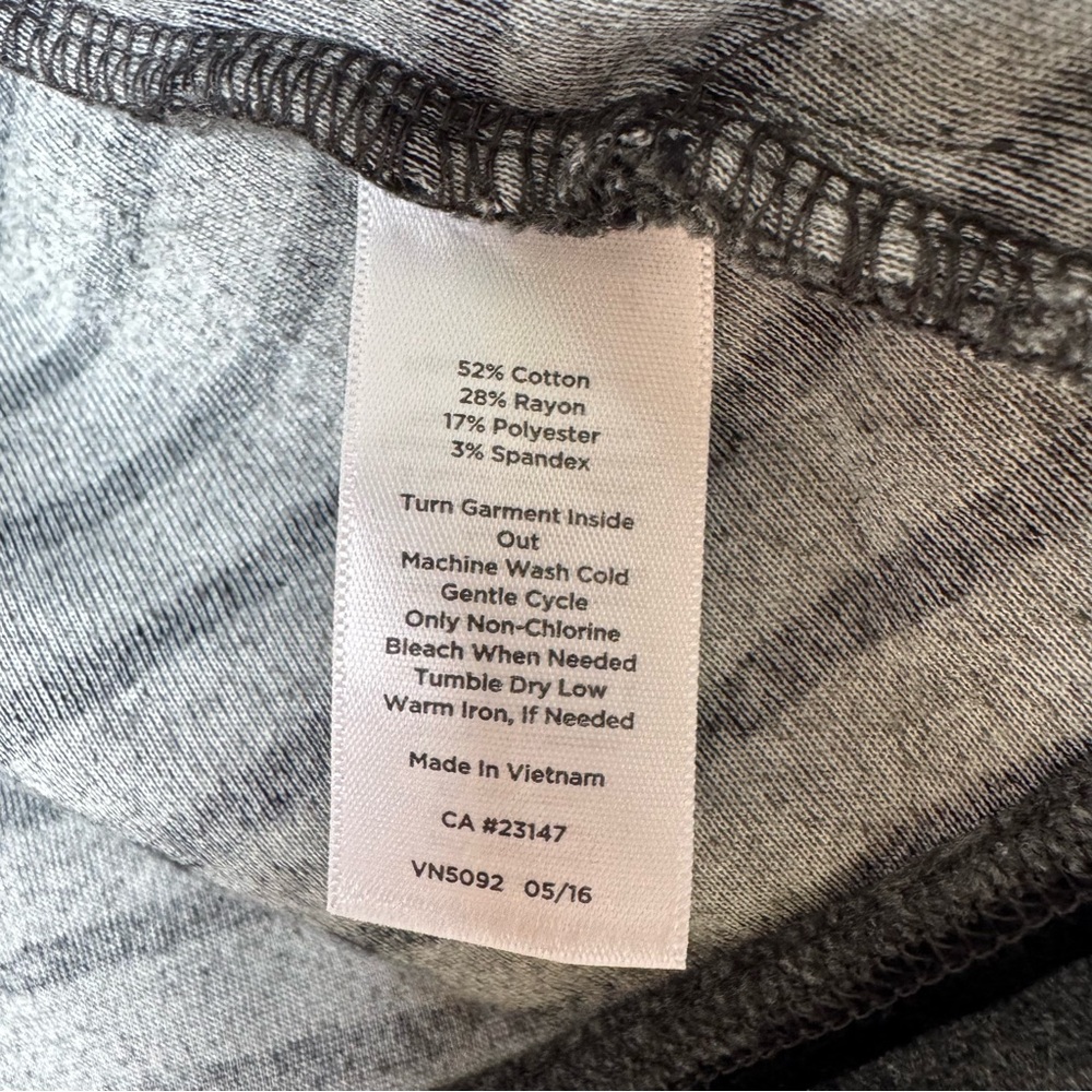 Talbots Women's Black and Gray‎ Velour Open Cardigan Striped Size Medium - Picture 5 of 8